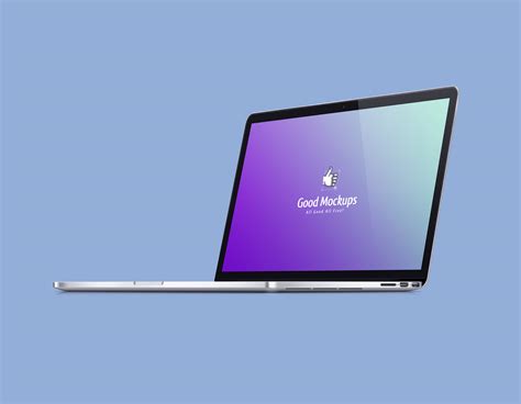 15 Free Apple MacBook Pro Mockup PSDs in Different Angles - Good Mockups