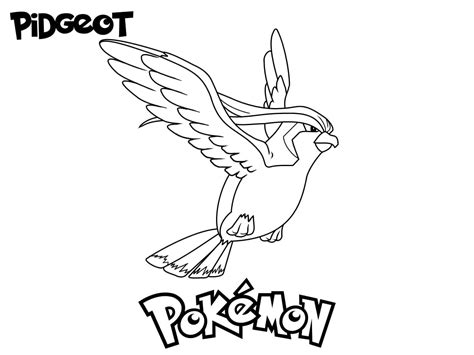 Pidgeot Coloring Pages - Free Printable Coloring Pages for Kids