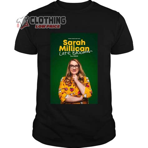 Sarah Millican Late Bloomer Tour 2023-2024 Merch, Sarah Millican World Tour 2023 T-Shirt in 2023 ...