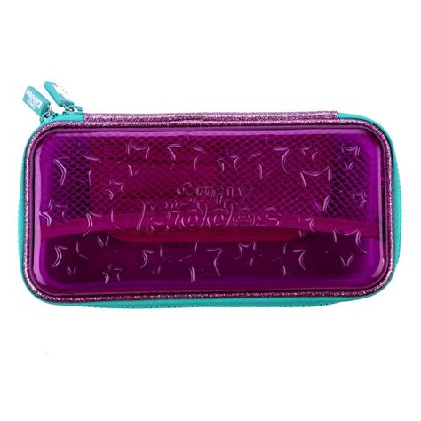 Smily PVC Small Pencil Case Purple | Pencil case, Kids pencil case ...