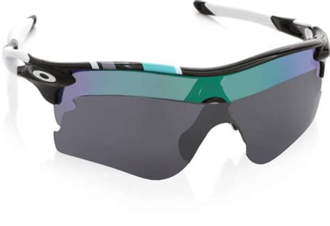 Buy Oakley Wrap-around Sunglasses Violet, Green For Men Online @ Best ...