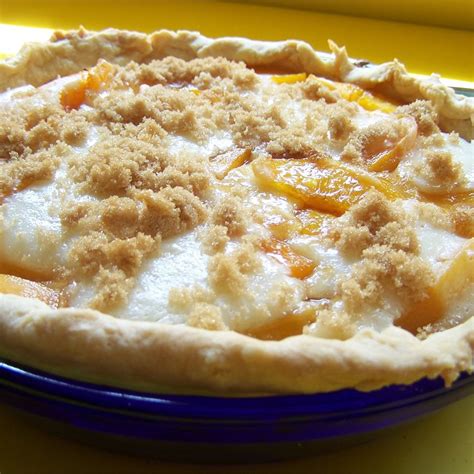 Sour Cream Peach Pie Recipe