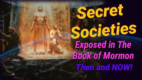 Secret Societies Exposed in The Book of Mormon.. Then and NOW! - YouTube