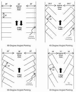 angled parking standard dimensions | Parking design, Parking solutions ...