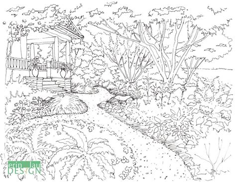 DrawnToGarden | Garden drawing, Drawings, Flower garden plans