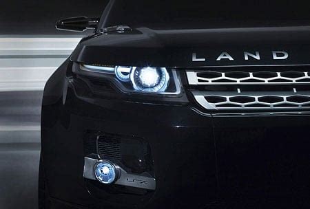 Land Rover Black and Silver LRX Hybrid Concept - paultan.org