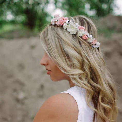 Bridal Flower Crown Bridal Floral Crown Floral Wedding | Etsy