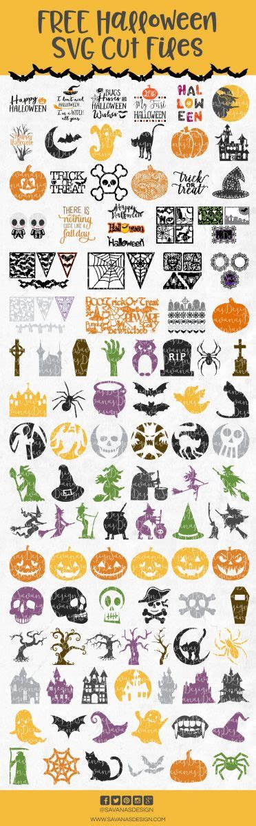 Free Halloween SVG Cutting Files - SVG EPS PNG DXF Cut Files for Cricut ...