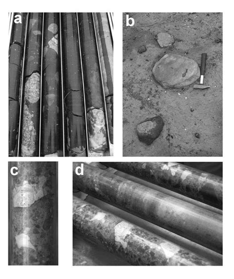 The Fitzroy Tillite Formation contrasted with impact breccias from the... | Download Scientific ...