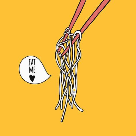 Doodle noodles on Behance | Stiker