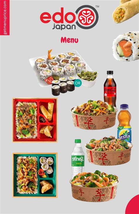 Edo Japan Menu Price List Canada [Updated October 2024]