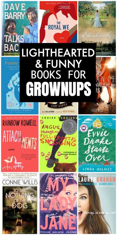 17 Lighthearted and Funny Books for Grownups - Everyday Reading