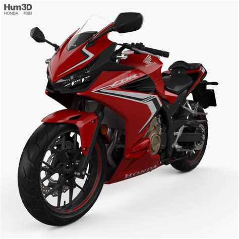 Honda CBR500R ABS 2020 3D model - Download Motorcycle on 3DModels.org