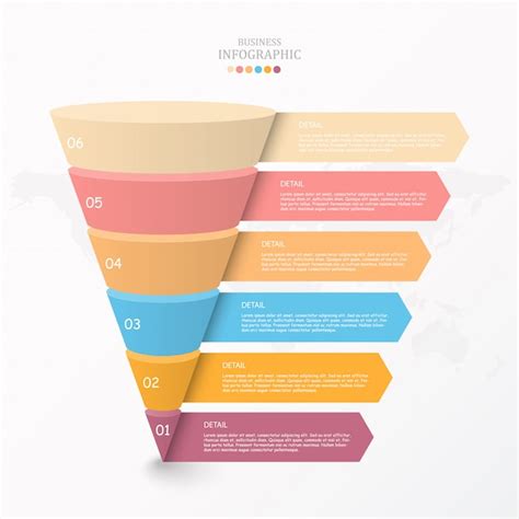 Triangle chart infographic template Vector | Premium Download