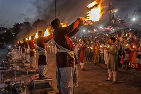 Ganga Aarti Ceremony in India