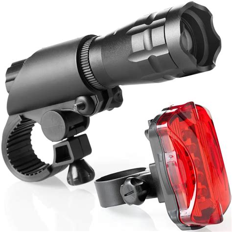 Bicycle lights Bike High efficiency Super Bright LED Lights Headlight Tailligh Front and Rear ...