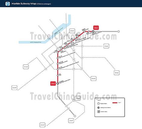 Harbin Subway Map: Metro Stations, Lines