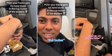 S’pore Influencer On SIA Flight Gets Hand Stuck In Cup Holder, Asks For ...