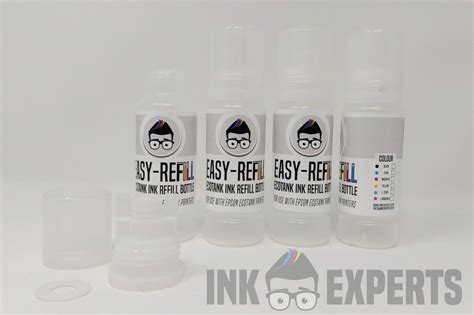 Empty Easy Refill Bottles for Epson Ecotank Printer [Set of 4] | Ink Experts