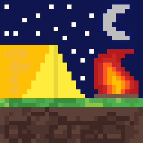 Pixilart - crackling fire | Pixel art, Color palette challenge, Online drawing