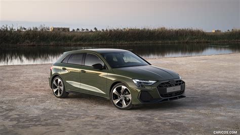 Audi A3 Sportback | 2025MY (Color: District Green Metallic) | Front ...