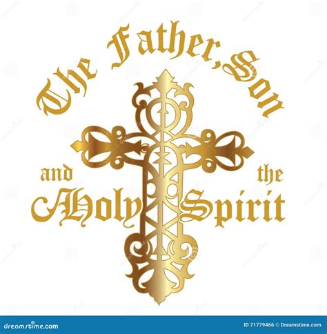 The Father, Son & Holy Spirit Stock Illustration - Illustration of christianity, christian: 71779466