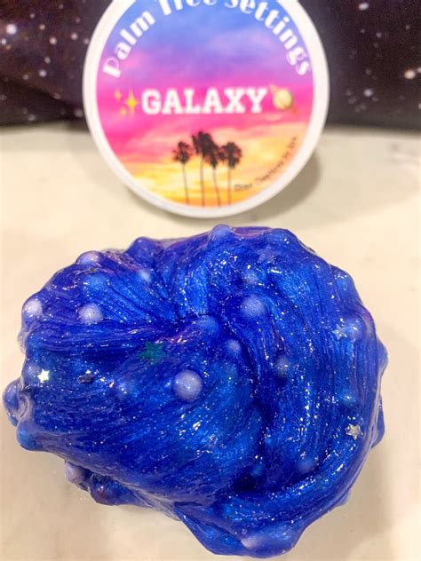 Galaxy Slime Clear Slime Holographic slime Stars and | Etsy