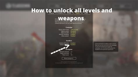 How to unlock all weapons and levels in teardown - YouTube