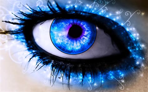 Enchanted Blue Eye HD Wallpaper