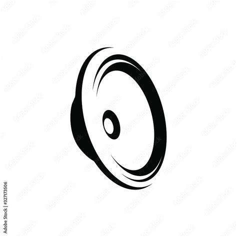 black speaker icon, vector black speaker isolated on white background. Stock Vector | Adobe Stock