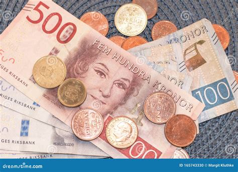 Different Swedish Money /crowns / Currency Stock Photo - Image of shop ...