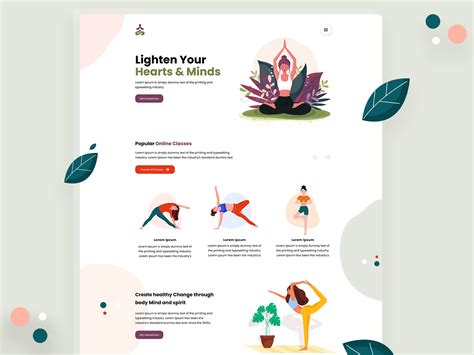 Yoga for Overall Fitness | Health Care | Yoga Web Template by Indylogix UI/UX for IndyLogix ...