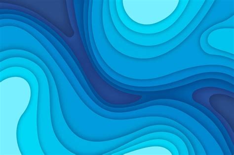 Blue topographic map background | Free Vector