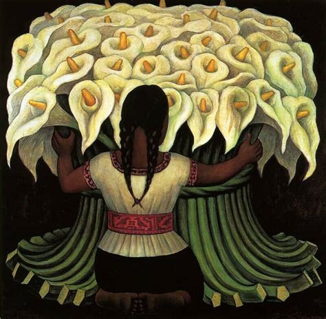 The Flower Seller by Diego Rivera