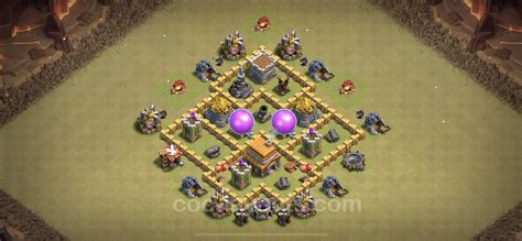 Best Anti 3 Stars War Base TH5 with Link, Hybrid - Town Hall Level 5 CWL Base Copy - (#14)