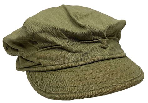 Original WW2 US Army HBT Short Bill Cap in Hats