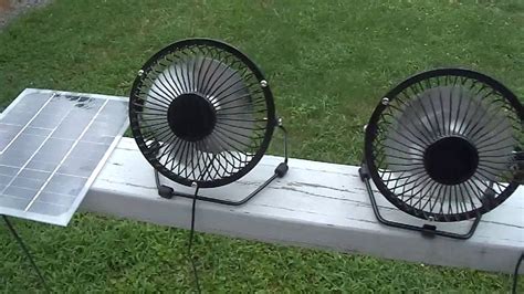 Mini solar fan 3W and 5W review - YouTube