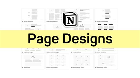 20 Aesthetic Notion Page Templates: Basic Block Layouts — Red Gregory