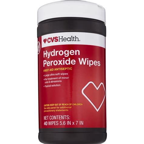 CVS Health Hydrogen Peroxide Wipes