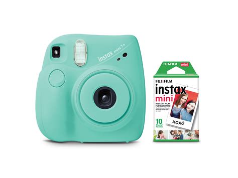 Fujifilm INSTAX Mini 7+ Exclusive Blister Bundle with Bonus Pack of Film (10-pack Mini Film ...