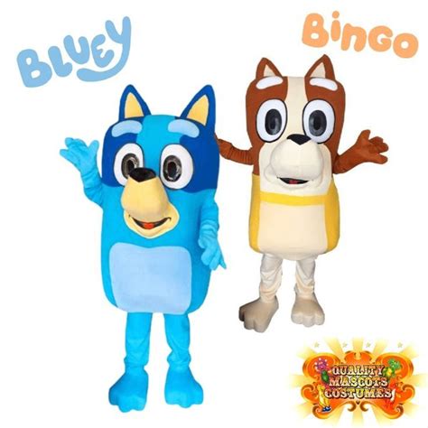 Bluey and Bingo Mascots in 2022 | Mascot costumes, Mascot, Childrens party