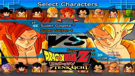 Dragon Ball Z: Budokai Tenkaichi 1 - ALL CHARACTERS / TODOS PERSONAGENS + MAPS + GAMEPLAYS - YouTube