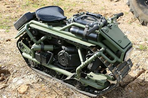 The Russian "Hamster" ATV Is Basically a Motorcycle with a Tank Tread