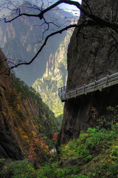 Huangshan stairs, Yellow Mountain, China | Hiking Trails | Pinterest