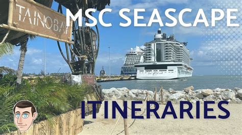 MSC Seascape Itineraries - 2023-2025 - YouTube