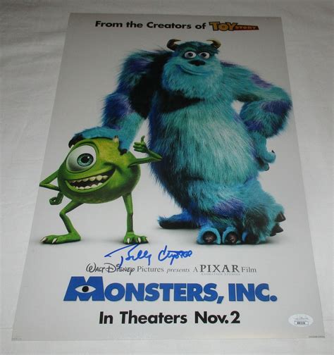 BILLY CRYSTAL SIGNED MONSTERS, INC. 12X18 MOVIE POSTER JSA | Autographia