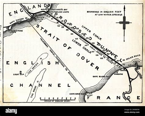 Map of the channel tunnel hi-res stock photography and images - Alamy