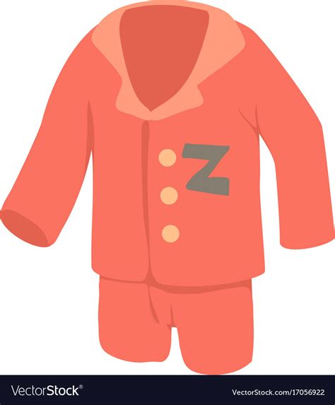 Pajamas icon cartoon style Royalty Free Vector Image