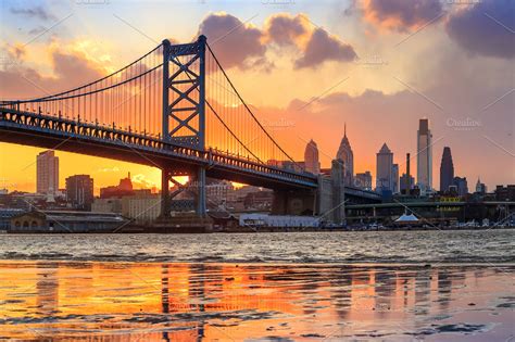 Philadelphia skyline sunset | High-Quality Architecture Stock Photos ...