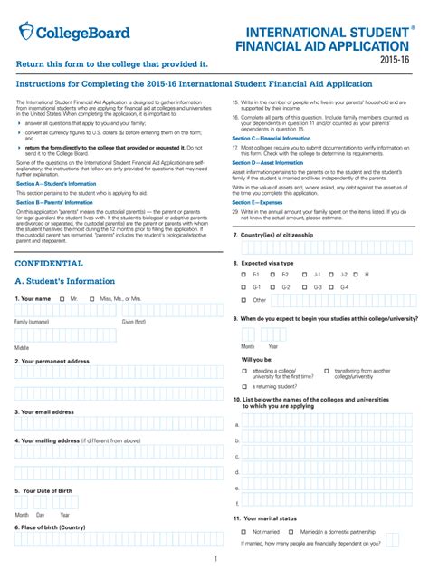 Printable Fafsa Form